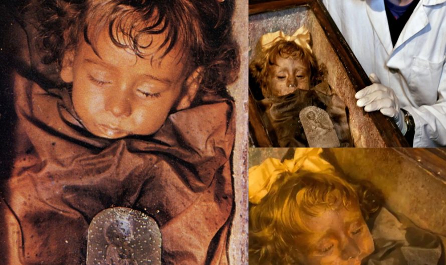 The mummified remains of two-year-old Rosalia Lombardo, who passed away about 100 years ago, is thought to be the “most beautiful” preserved human being in the entire world